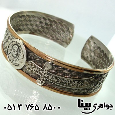 دستبند نقره شمایل و ذوالفقار
