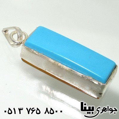 گردنبند عقیق شرف الشمس و فیروزه صنعتی