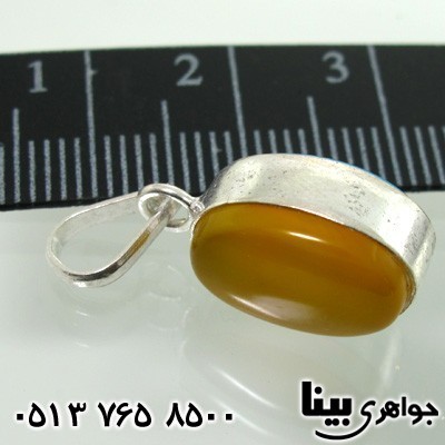 گردنبند عقیق شرف الشمس و فیروزه صنعتی بیضی