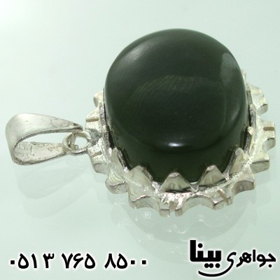 گردنبند یشم بیضی
