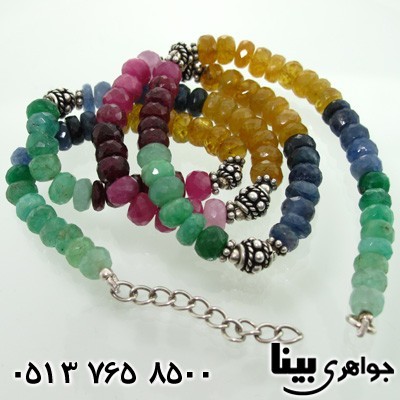 سینه ریز چند جواهر یاقوت و زمرد سنگ درمانی