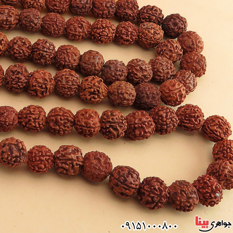 تسبیح رودراکشا 108 دانه ای خاص و زیبا _کد:31614