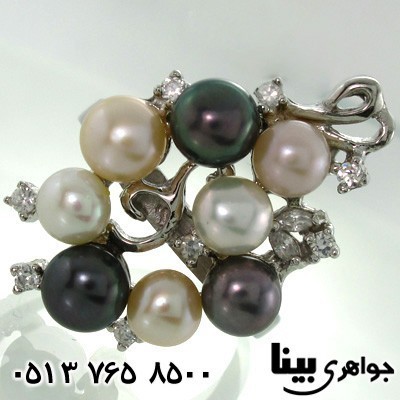 انگشتر مروارید زنانه چند نگین