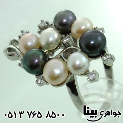 انگشتر مروارید زنانه چند نگین