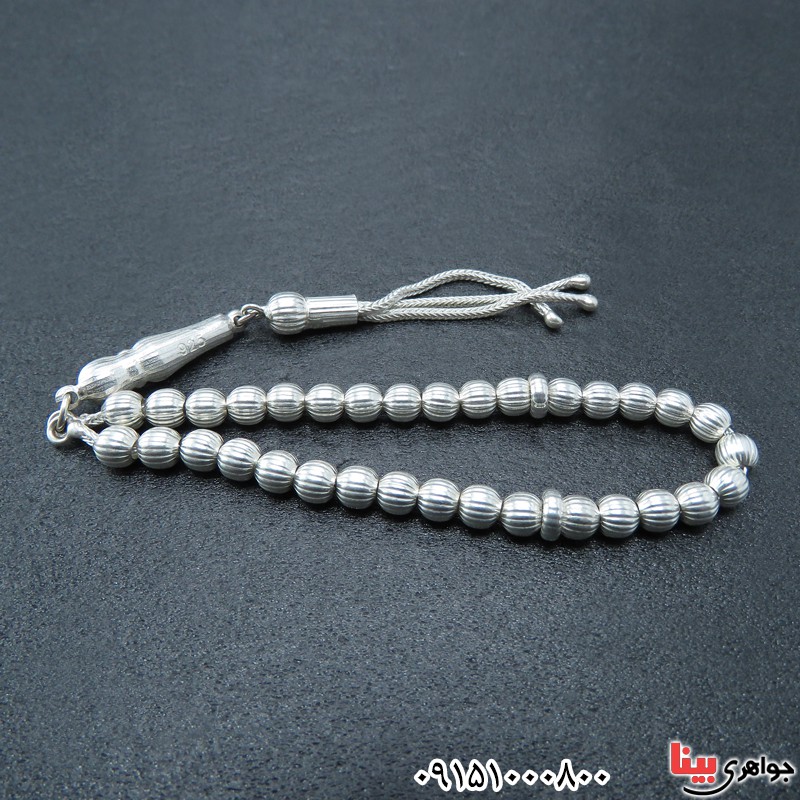 تسبیح نقره خاص و زیبا _کد:31735