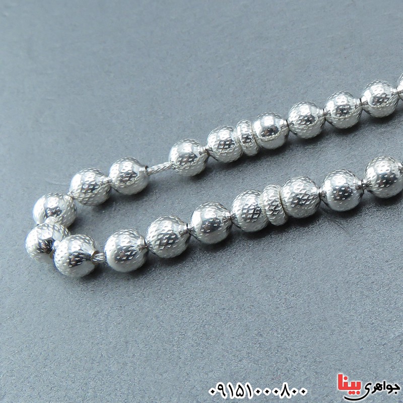 تسبیح نقره فاخر 33 دانه ای خاص _کد:31737