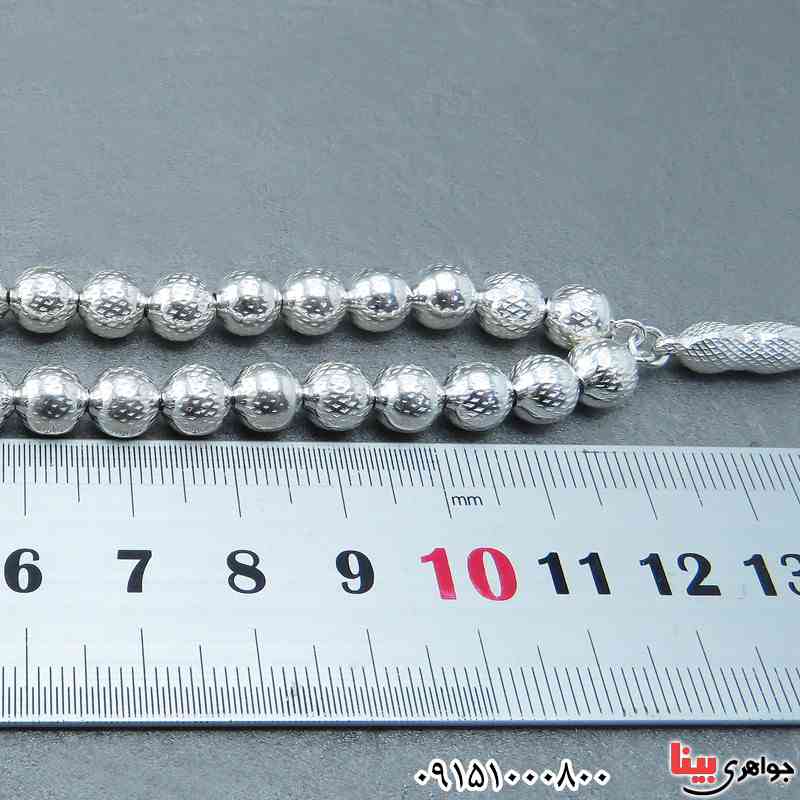 تسبیح نقره فاخر 33 دانه ای خاص _کد:31737