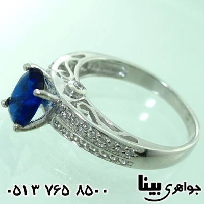 انگشتر ابسیدین زنانه رکاب مشبک