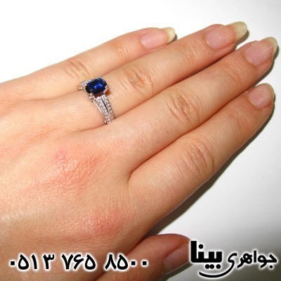 انگشتر ابسیدین زنانه رکاب مشبک