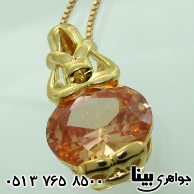 گردنبند سیترین زنانه فانوس