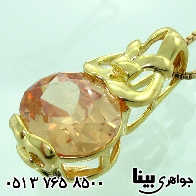 گردنبند سیترین زنانه فانوس
