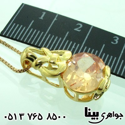 گردنبند سیترین زنانه فانوس