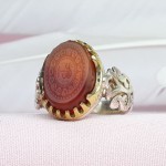 خطی با حکاکی عین علی و 14 معصوم _کد:31923