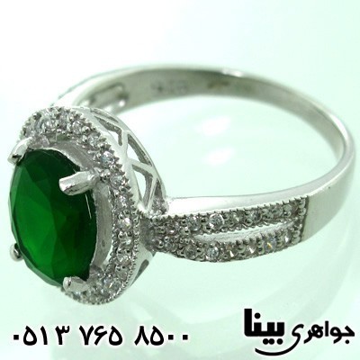 انگشتر ابسیدین زنانه سبز