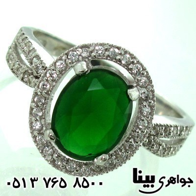 انگشتر ابسیدین زنانه سبز
