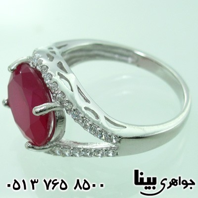 انگشتر ابسیدین زنانه نگین درشت