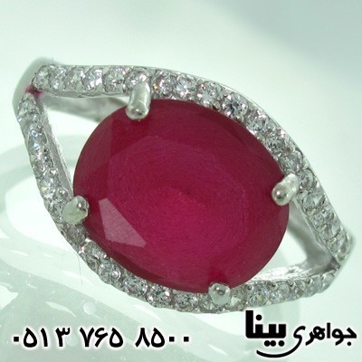 انگشتر ابسیدین زنانه نگین درشت