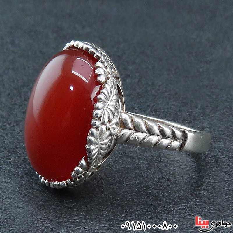 انگشتر عقیق قرمز زنانه خاص و شیک زیبا انگشتر عقیق قرمز زنانه خاص و شیک زیبا