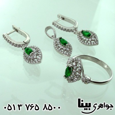 سرویس نقره زنانه طرح برگی
