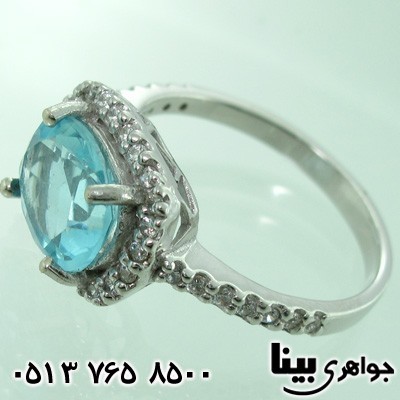 انگشتر ابسیدین زنانه مستطیلی