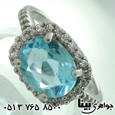 انگشتر ابسیدین زنانه مستطیلی