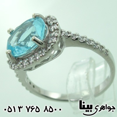 انگشتر ابسیدین زنانه مستطیلی