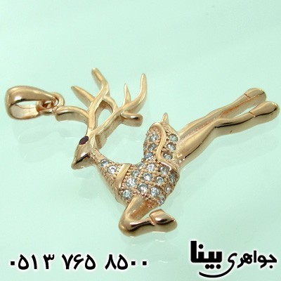 گردنبند نقره گوزن