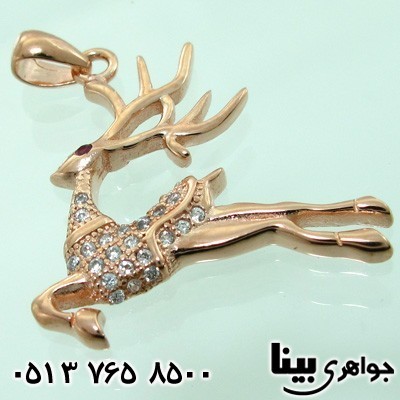 گردنبند نقره گوزن