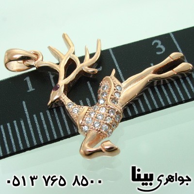 گردنبند نقره گوزن