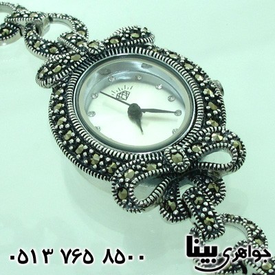 ساعت حدید زنانه پاپیونی بیضی