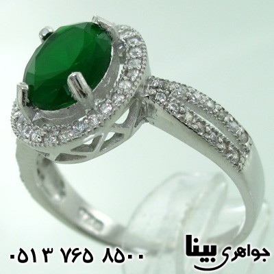 انگشتر ابسیدین زنانه سبز نگین