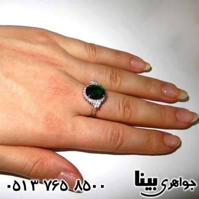 انگشتر ابسیدین زنانه درخشان