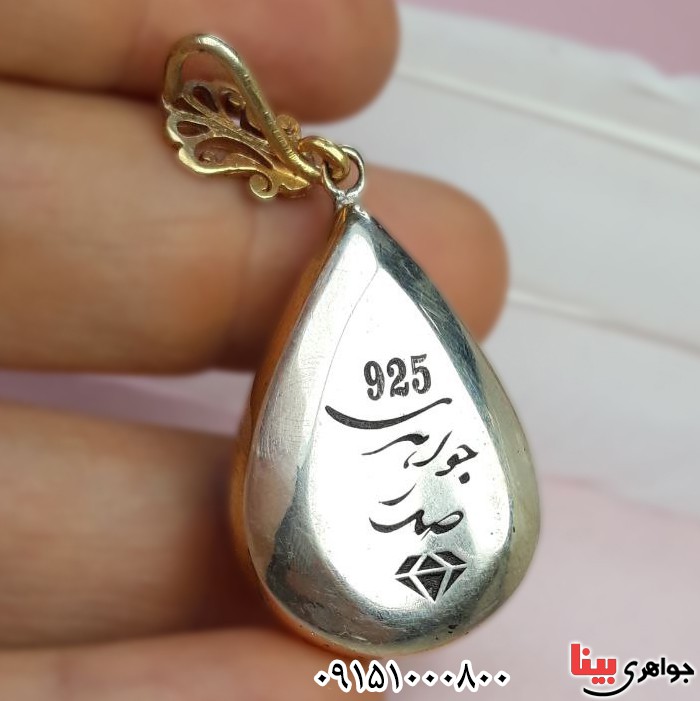 گردنبند فیروزه نیشابوری درشت فاخر دست ساز _کد:32329