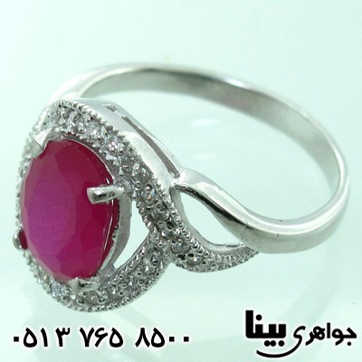 انگشتر ابسیدین زنانه بیضی
