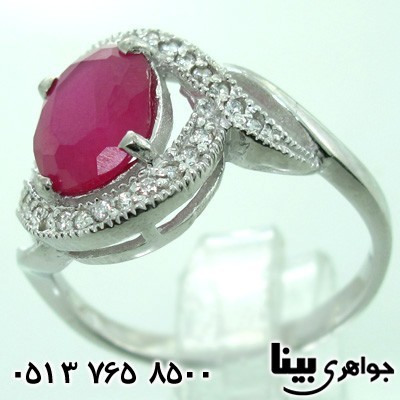 انگشتر ابسیدین زنانه بیضی