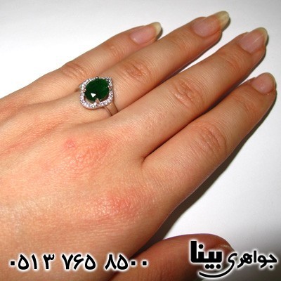 انگشتر ابسیدین زنانه مدرن