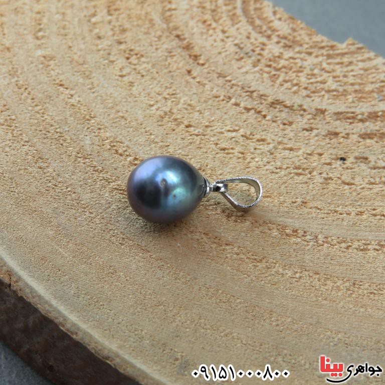گردنبند مروارید سیاه و بسیار شیک و جذاب _کد:32416