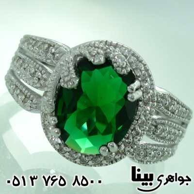انگشتر ابسیدین زنانه فانتزی رکاب پهن