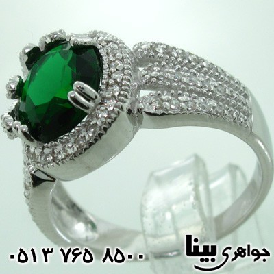 انگشتر ابسیدین زنانه فانتزی رکاب پهن