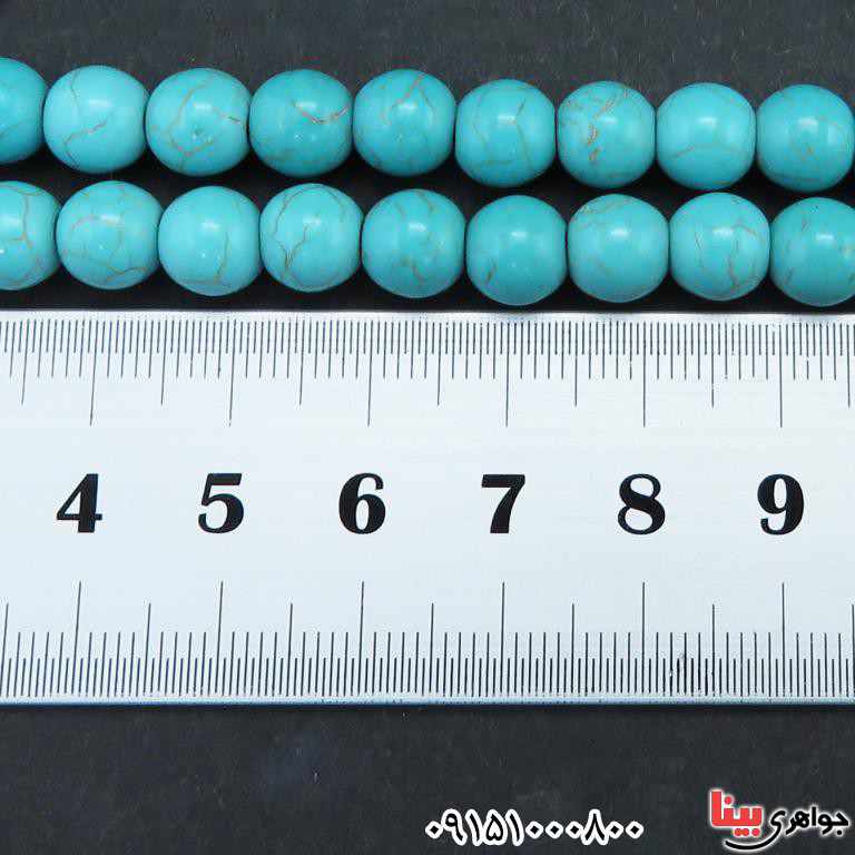 تسبیح فیروزه صنعتی سنگین و بسیار خوشرنگ _کد:32597