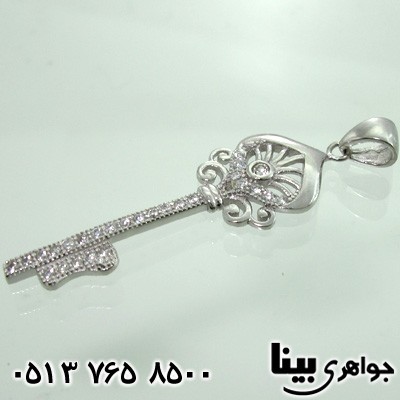 گردنبند نقره طرح کلید