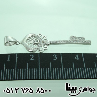 گردنبند نقره طرح کلید
