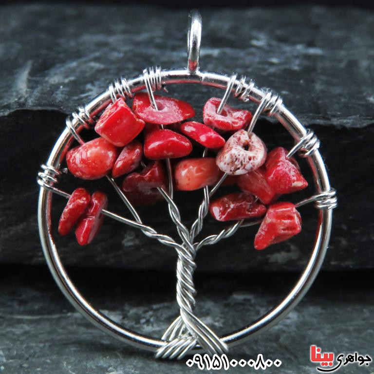 گردنبند مرجان بسیار شیک و خاص _کد:32714