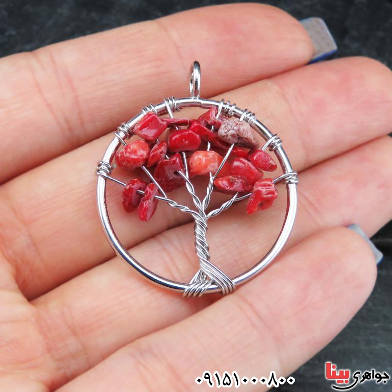 گردنبند مرجان بسیار شیک و خاص _کد:32714