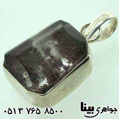 گردنبند کوارتز خزه ای فاخر درشت
