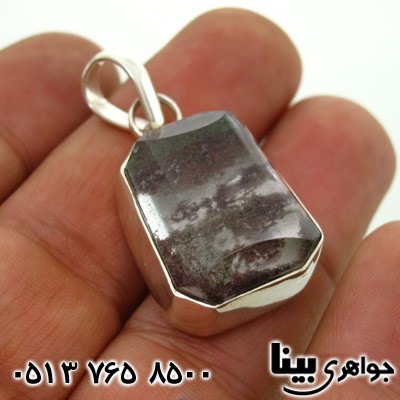 گردنبند کوارتز خزه ای فاخر درشت