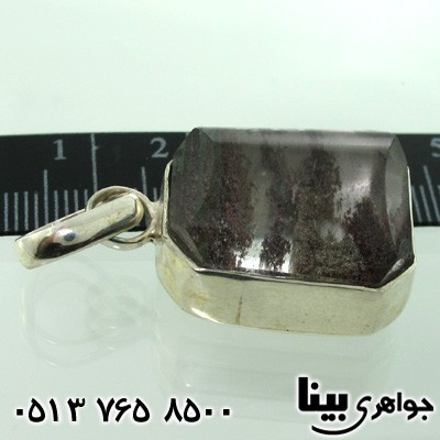 گردنبند کوارتز خزه ای فاخر درشت