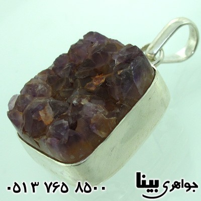 گردنبند آمتیست راف فاخر درشت