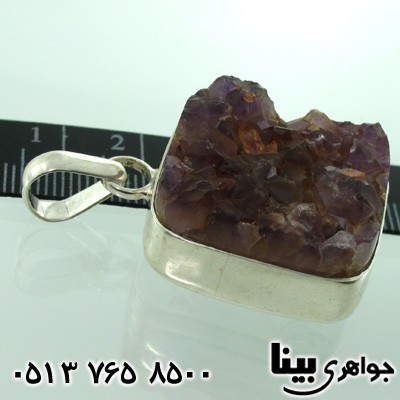 گردنبند آمتیست راف فاخر درشت