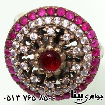 انگشتر جید زنانه عثمانی دایره ای